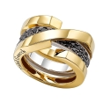 COLORS YELLOW GOLD JACKET RING
