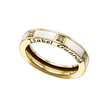 ISABEL GUARCH COLORS GOLD AND DIAMONDS RING