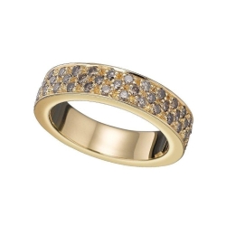 ISABEL GUARCH COLORS GOLD AND DIAMONDS RING