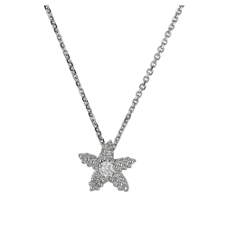 ISABEL GUARCH ESTEL GOLD AND DIAMOND NECKLACE