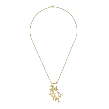ISABEL GUARCH FORMENTOR GOLD AND QUARTZ NECKLACE