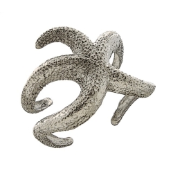 Sterling silver starfish bracelet