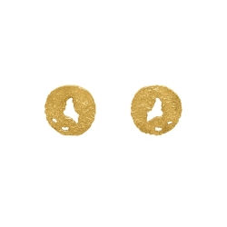 ISABEL GUARCH MARES GOLD EARRINGS