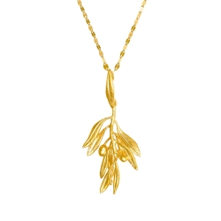 ISABEL GUARCH OLIVO GOLD NECKLACE