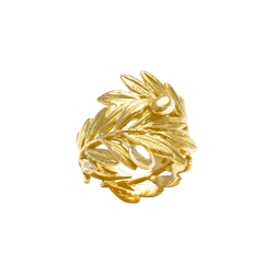 ISABEL GUARCH OLIVO GOLD RING