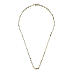 GOLD AND DIAMOND RIVIERE NECKLACE