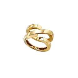 ISABEL GUARCH COLORS GOLD JACKET RING