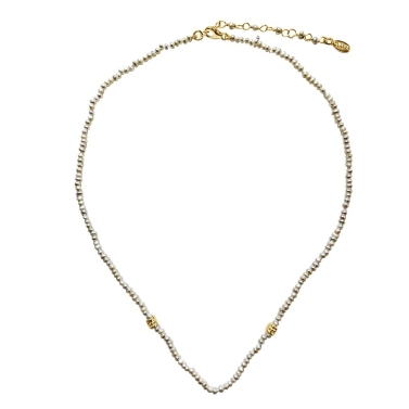 ISABEL GUARCH GOLD AND NATURAL PEARL NECKLACE