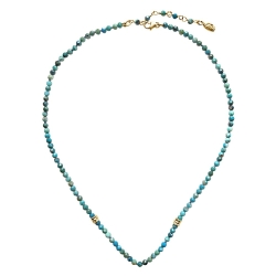 ISABEL GUARCH NOMS GOLD AND TURQUOISE NECKLACE