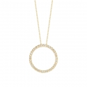 BE GOLD YELLOW GOLD AND DIAMONDS NECKLACE