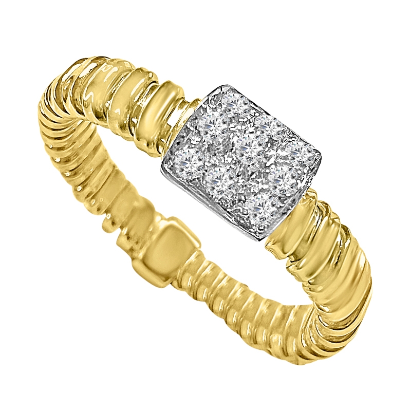 ISABEL GUARCH FINE JEWELRY MALLORCA BE GOLD YELLOW GOLD AND DIAMOND RING