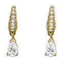 FENICIA GOLD AND DIAMONDS BRIDE EARRINGS