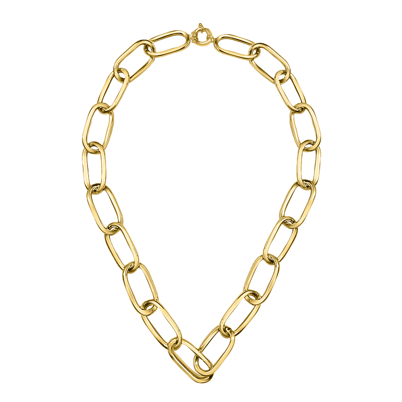 BE GOLD GOLD MAXI LINKS NECKLACE