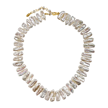 BAROQUE PEARLS AND GOLD NECKLACE