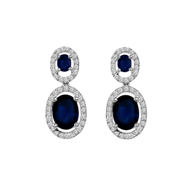 WHITE GOLD AND SAPPHIRES...