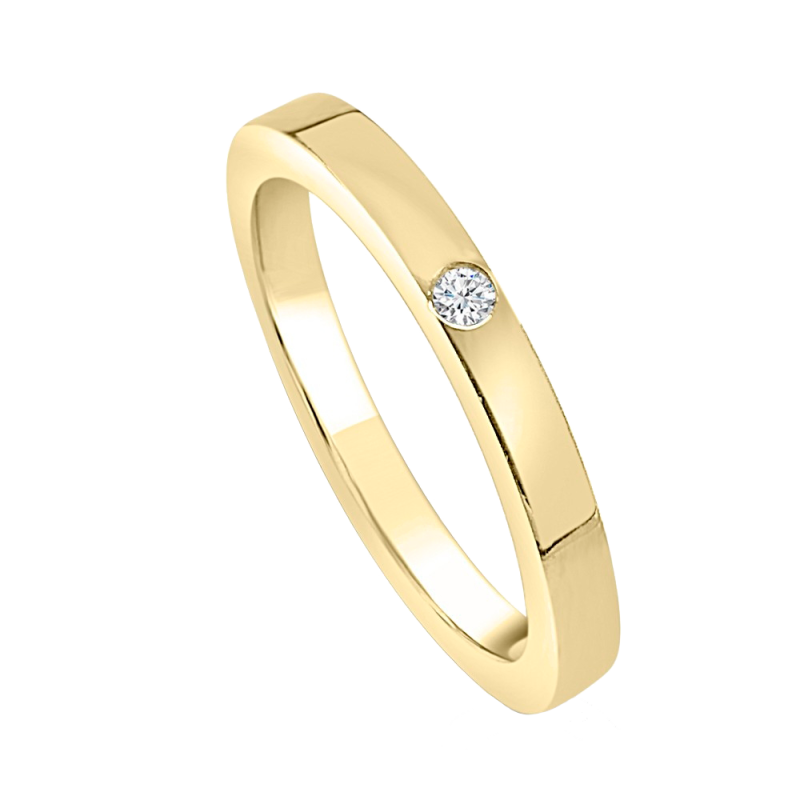 GOLD AND DIAMOND RING