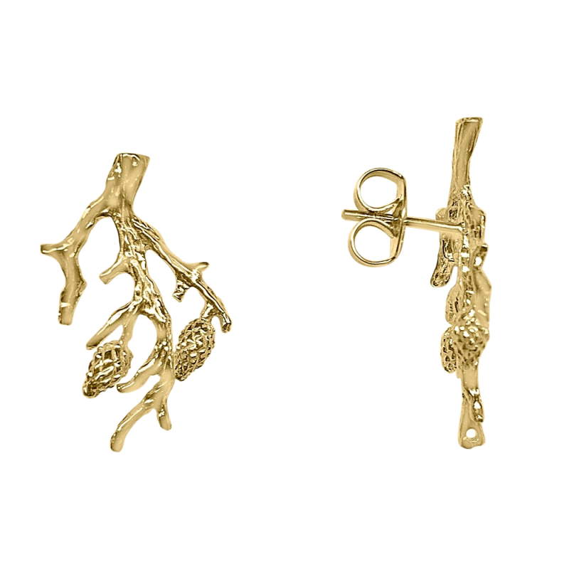 YELLOW GOLD FORMENTOR EARRINGS