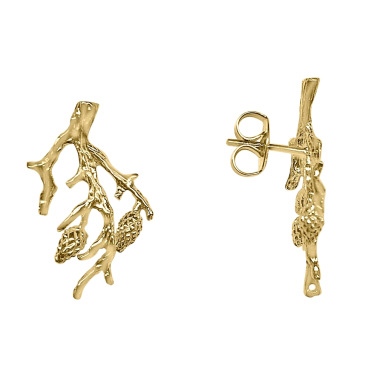 YELLOW GOLD FORMENTOR EARRINGS