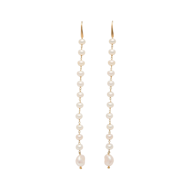 GOLD AND PEARLS EARRINGS