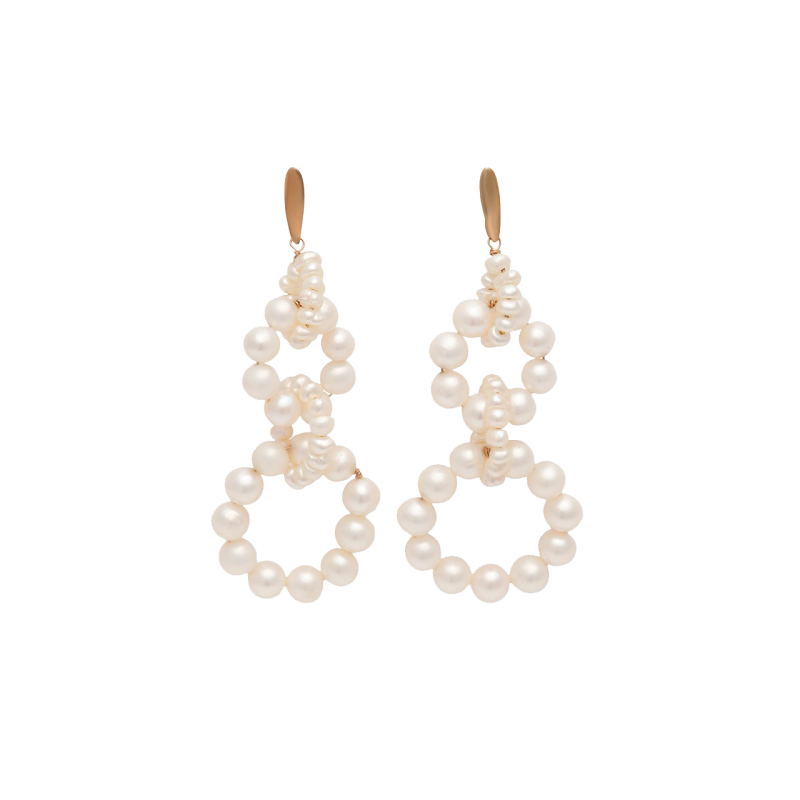 GOLD AND PEARL EARRINGS