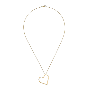 HAPPY HEART YELLOW GOLD NECKLACE No. 3