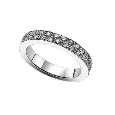 COLORS WHITE GOLD AND DIAMONDS RING