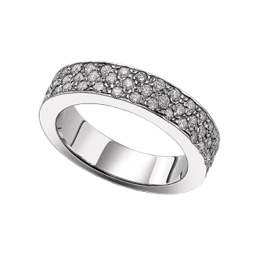 COLORS WHITE GOLD AND DIAMONDS RING